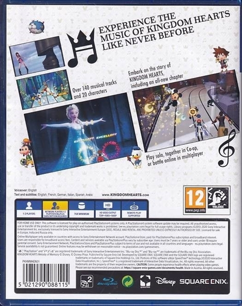 Kingdom Hearts Melody of Memory - PS4 (B Grade) (Genbrug)